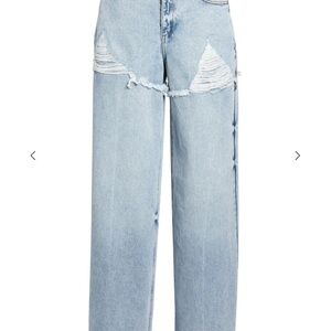 SER.O.YA Blue Flare Wide Leg Jeans